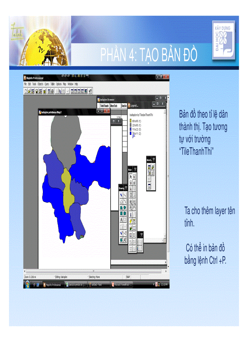 image for page Bài tập lớn môn GIS Lập bản đồ chuyên đề dân số của Hà Nội và các tỉnh lân cận
