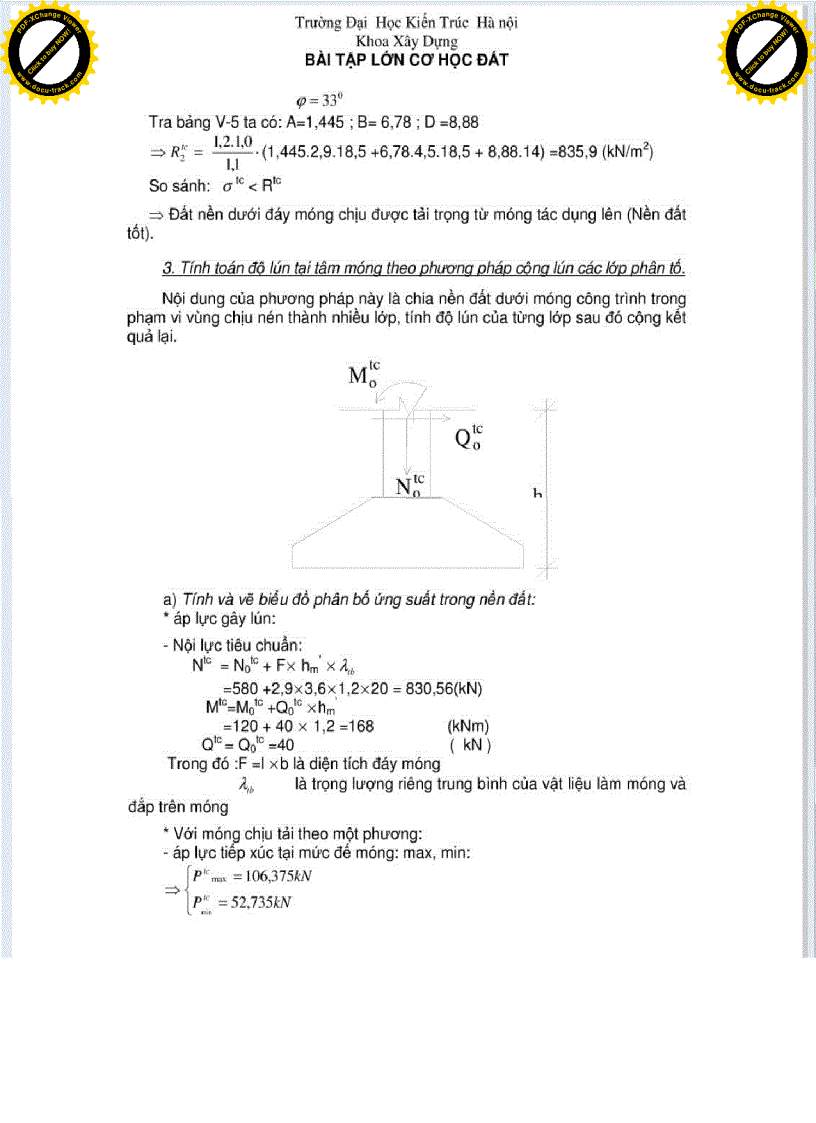 image for page Bài tập lớn Cơ học đất