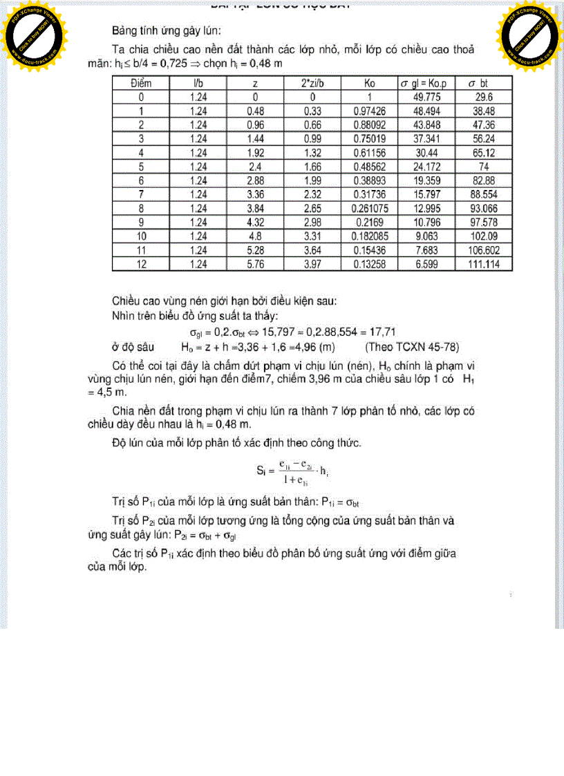image for page Bài tập lớn Cơ học đất