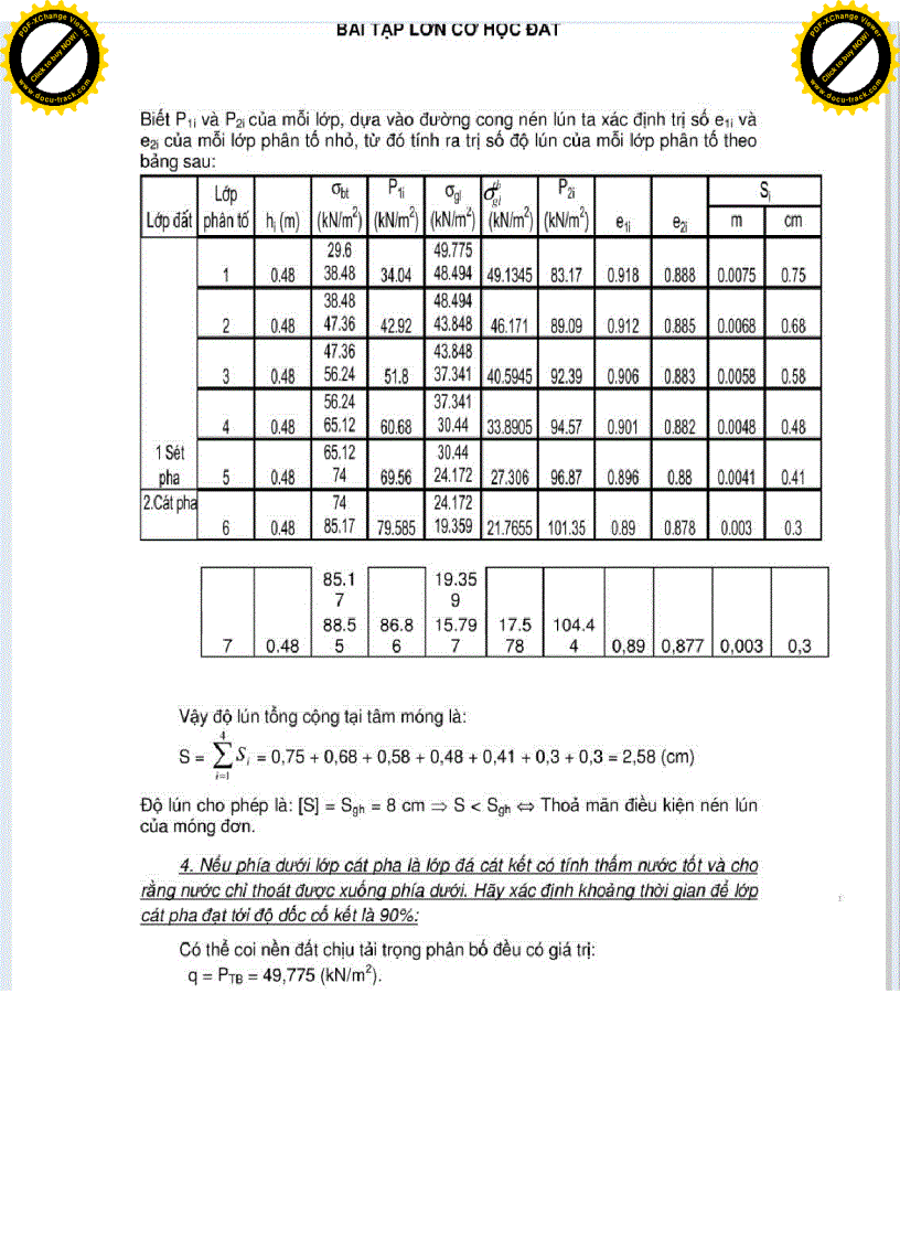 image for page Bài tập lớn Cơ học đất