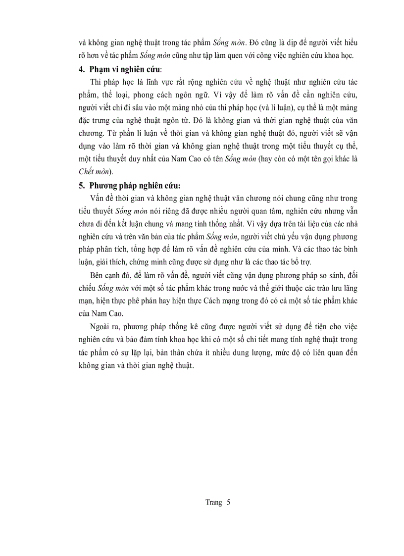 image for page Thời gian và không gian nghệ thuật trong tiểu thuyết sống mòn của nam cao