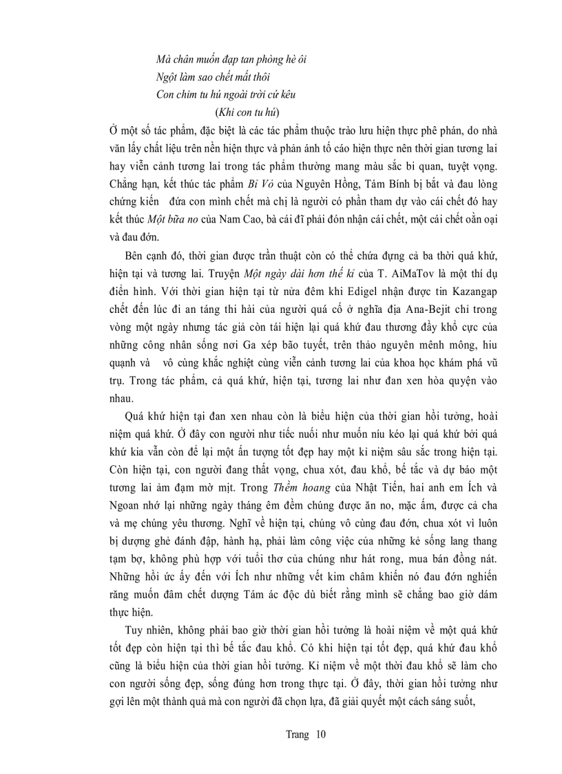 image for page Thời gian và không gian nghệ thuật trong tiểu thuyết sống mòn của nam cao