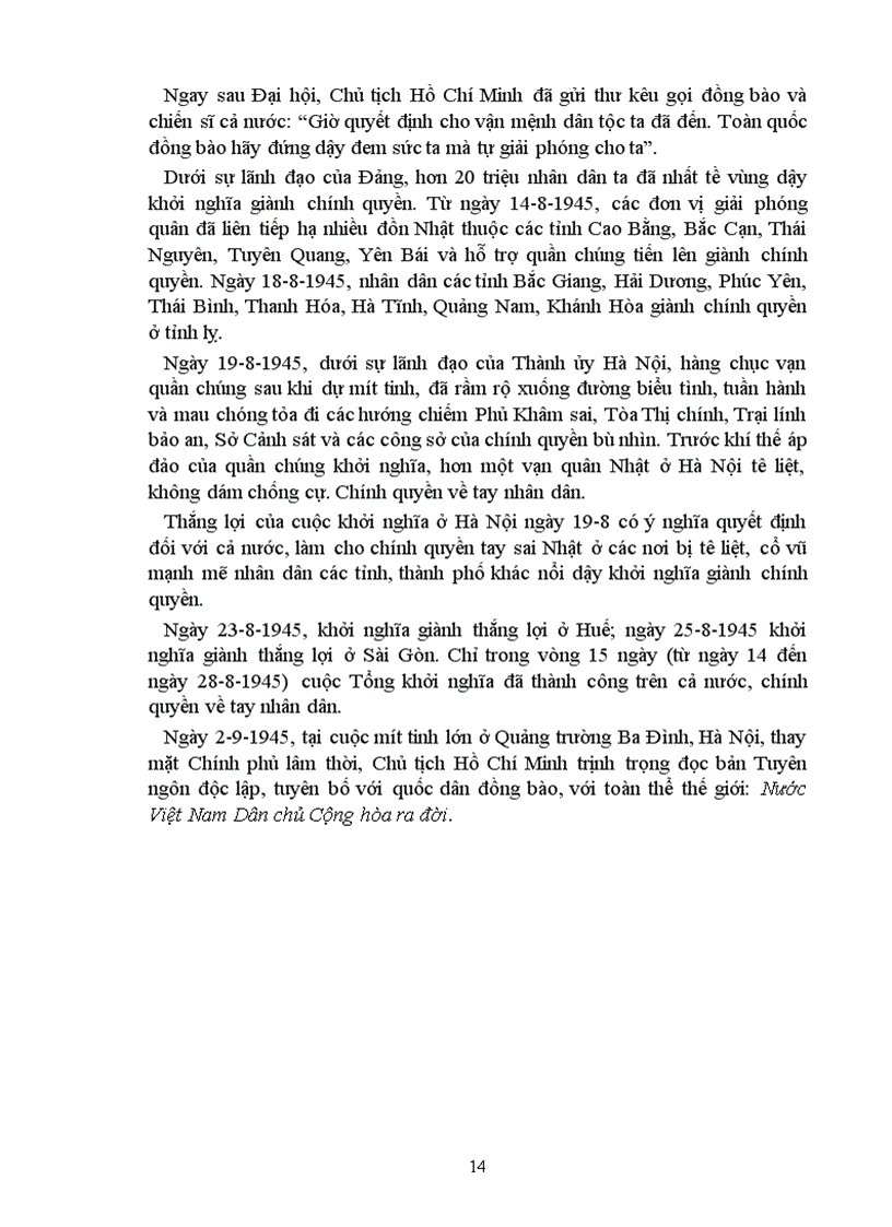 image for page Quá trình phát triển đường lối cách mạng dân tộc dân chủ nhân dân của Đảng trong thời kỳ đấu tranh giành chính quyền 1930 1945