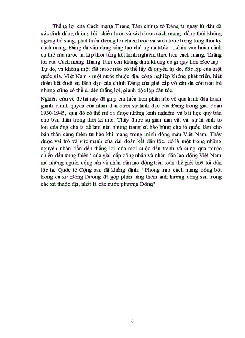 image for page Quá trình phát triển đường lối cách mạng dân tộc dân chủ nhân dân của Đảng trong thời kỳ đấu tranh giành chính quyền 1930 1945
