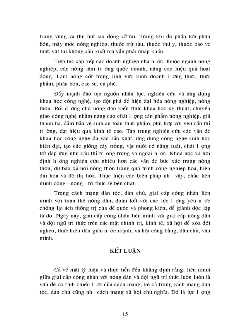 image for page Liên minh công nông trí thức trong quá trình xây dựng chủ nghĩa xã hội ở việt nam