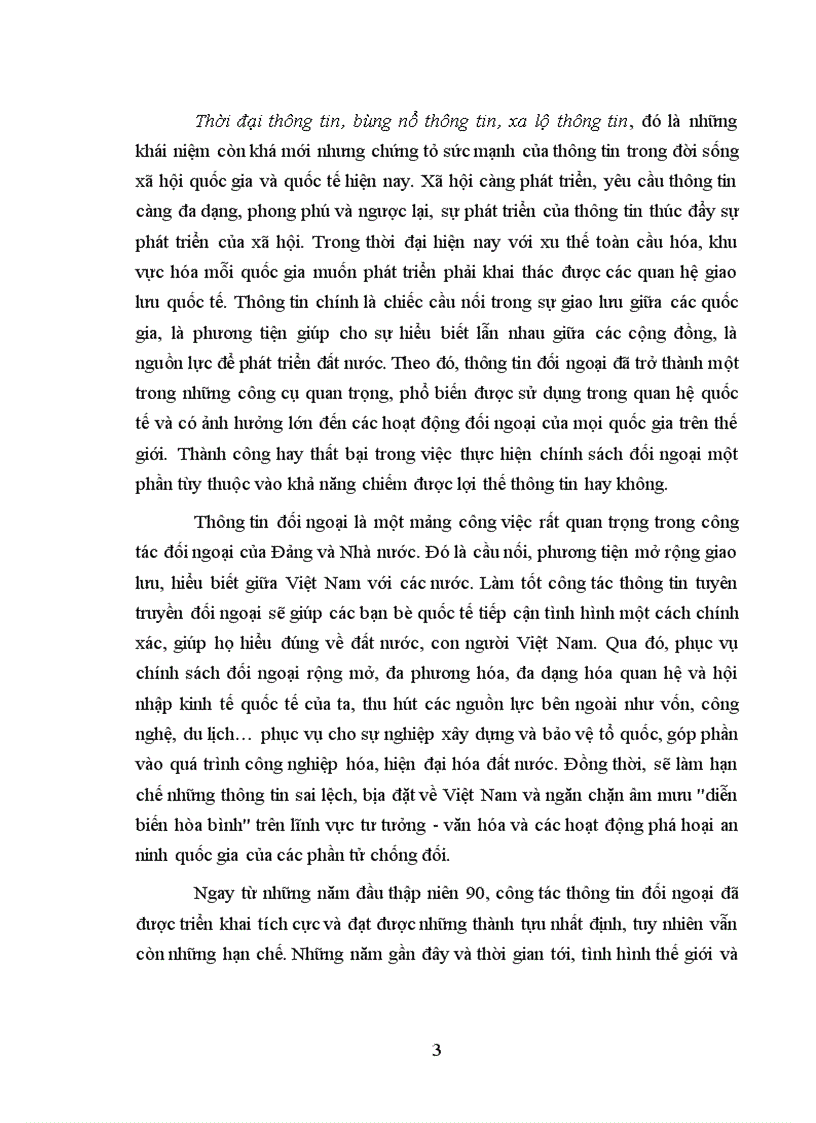 image for page Công tác thông tin đối ngoại của Việt Nam trong thời kỳ đổi mới