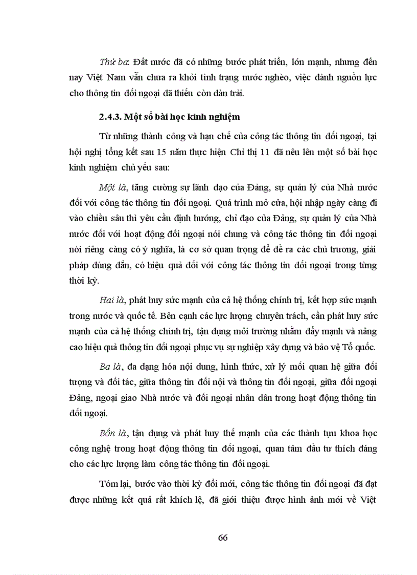 image for page Công tác thông tin đối ngoại của Việt Nam trong thời kỳ đổi mới