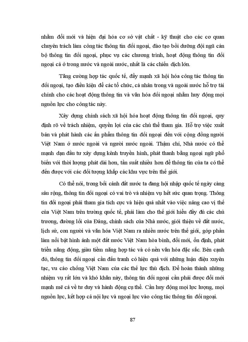 image for page Công tác thông tin đối ngoại của Việt Nam trong thời kỳ đổi mới