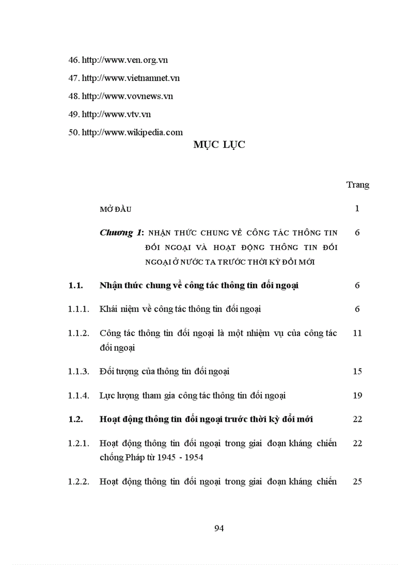 image for page Công tác thông tin đối ngoại của Việt Nam trong thời kỳ đổi mới
