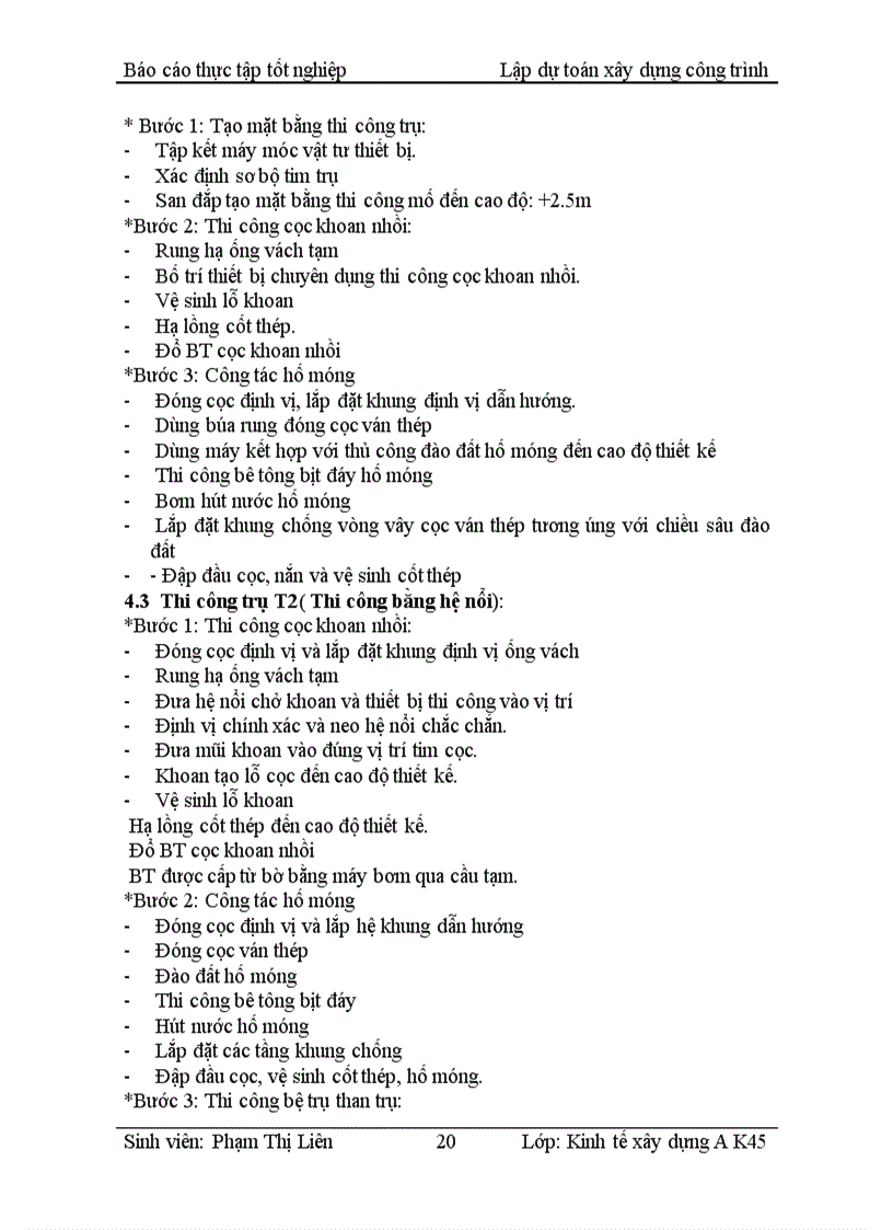 image for page Thực tập tốt nghiệp Lập dự toán xây dựng công trình