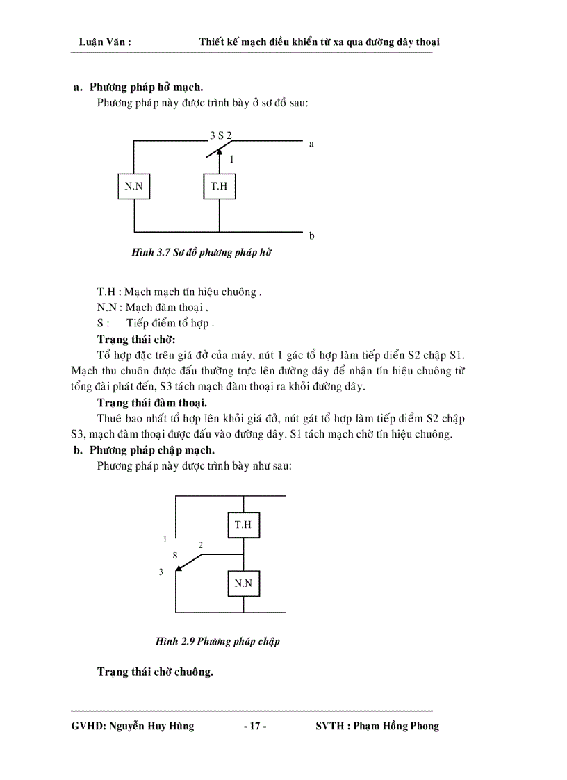 image for page Thiết kế mạch điều khiển từ xa qua đường dây thoại