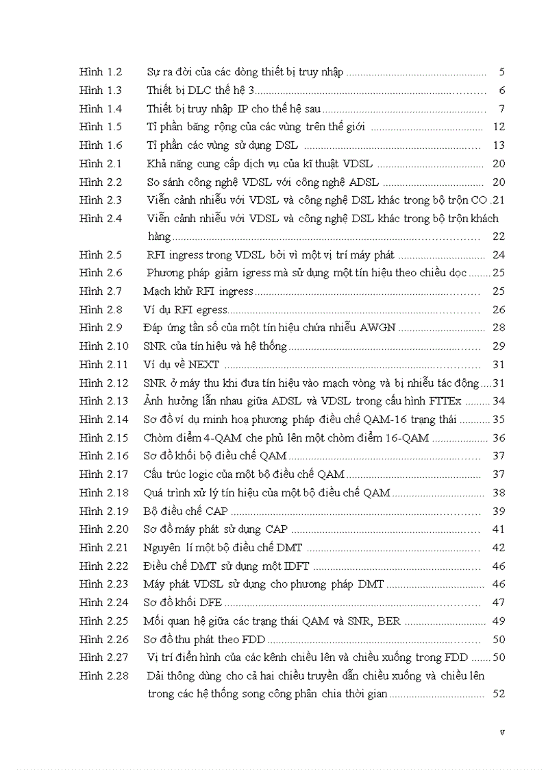 image for page Cong nghe VDSL va kha nang ung dung