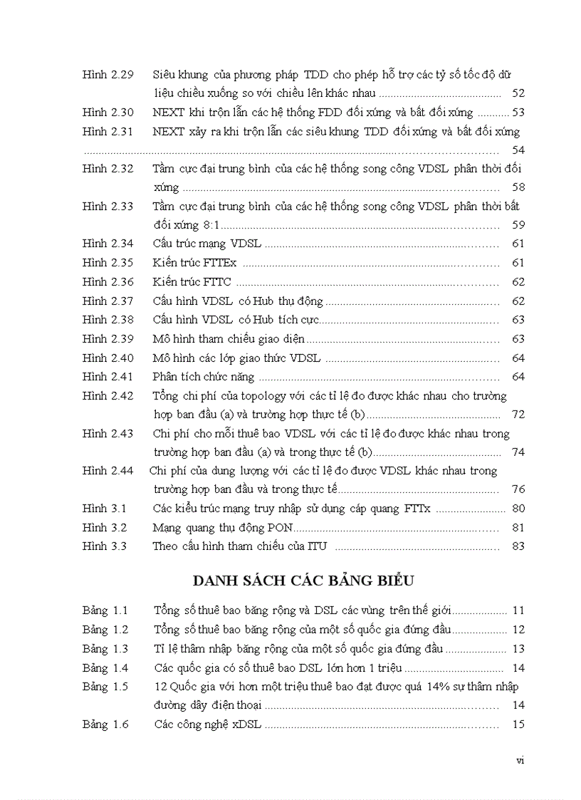 image for page Cong nghe VDSL va kha nang ung dung