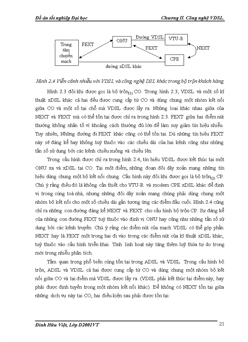 image for page Cong nghe VDSL va kha nang ung dung