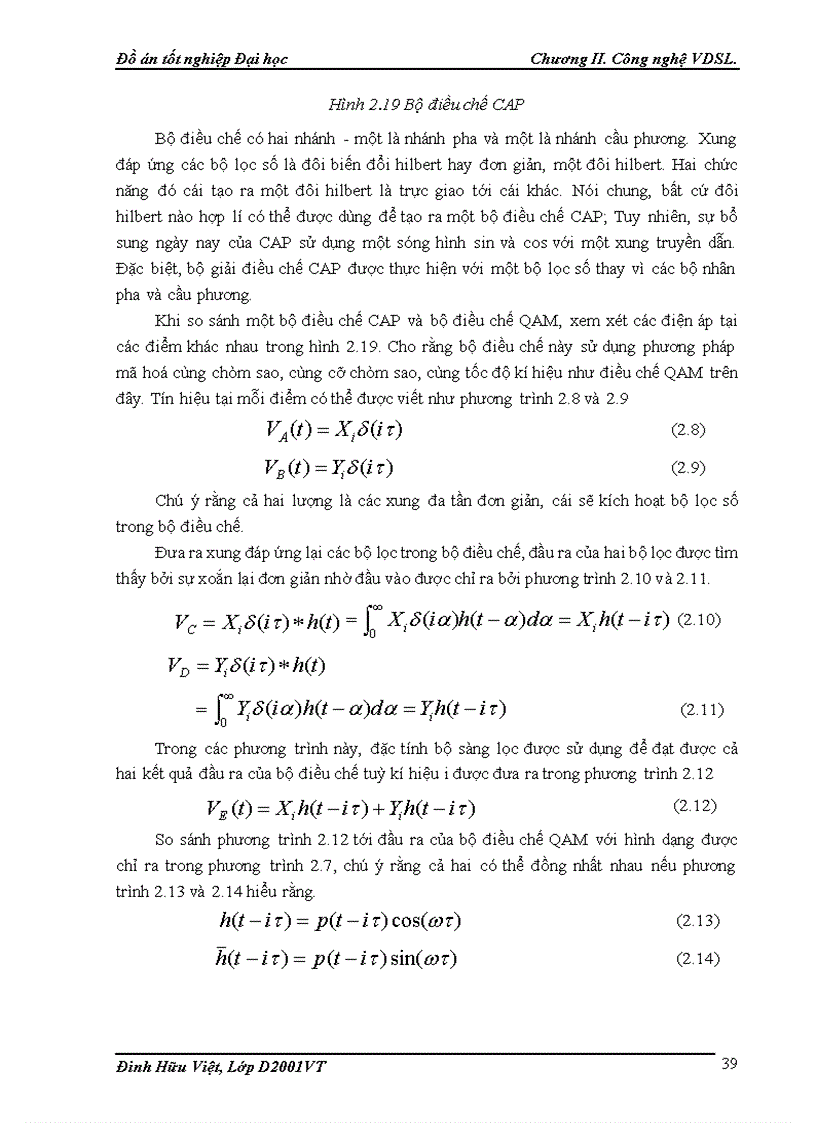 image for page Cong nghe VDSL va kha nang ung dung