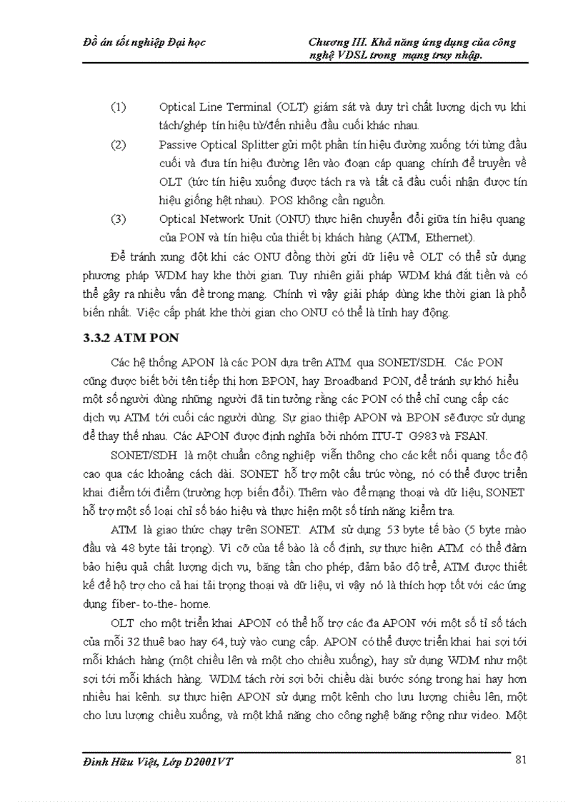 image for page Cong nghe VDSL va kha nang ung dung