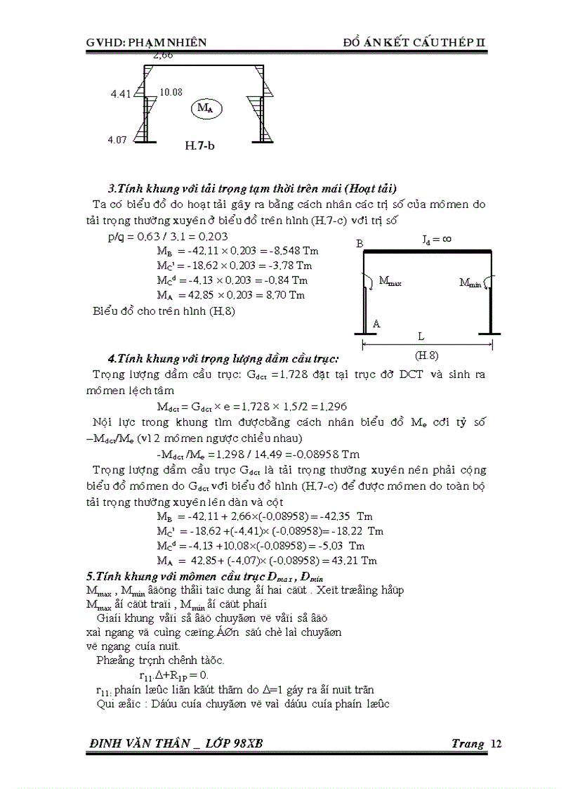 image for page Đồ án kết cấu thép II