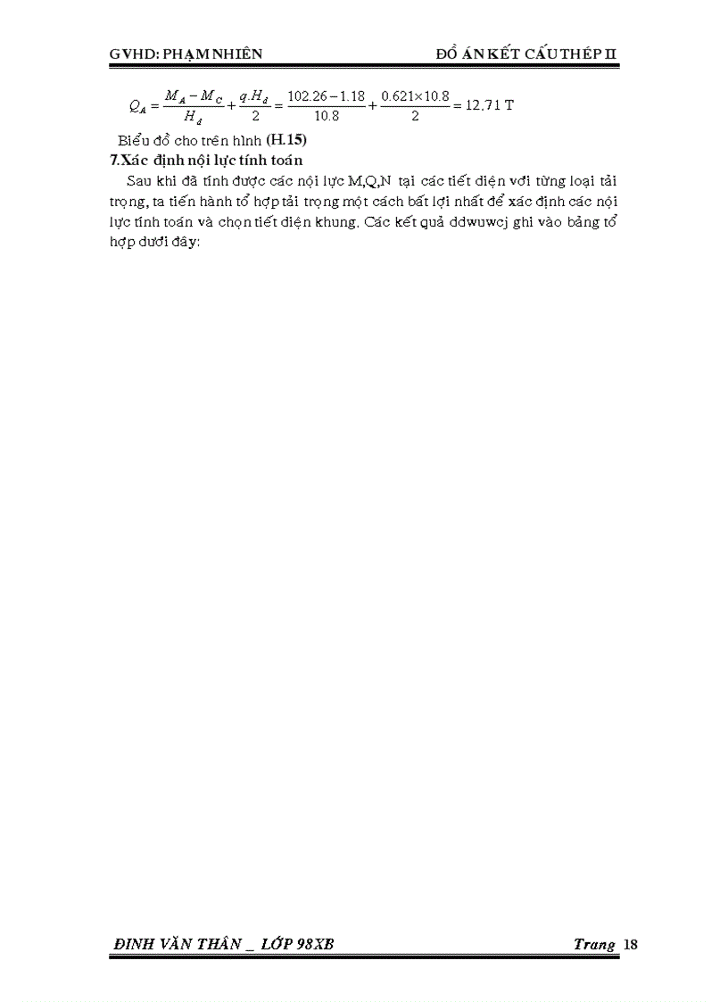 image for page Đồ án kết cấu thép II