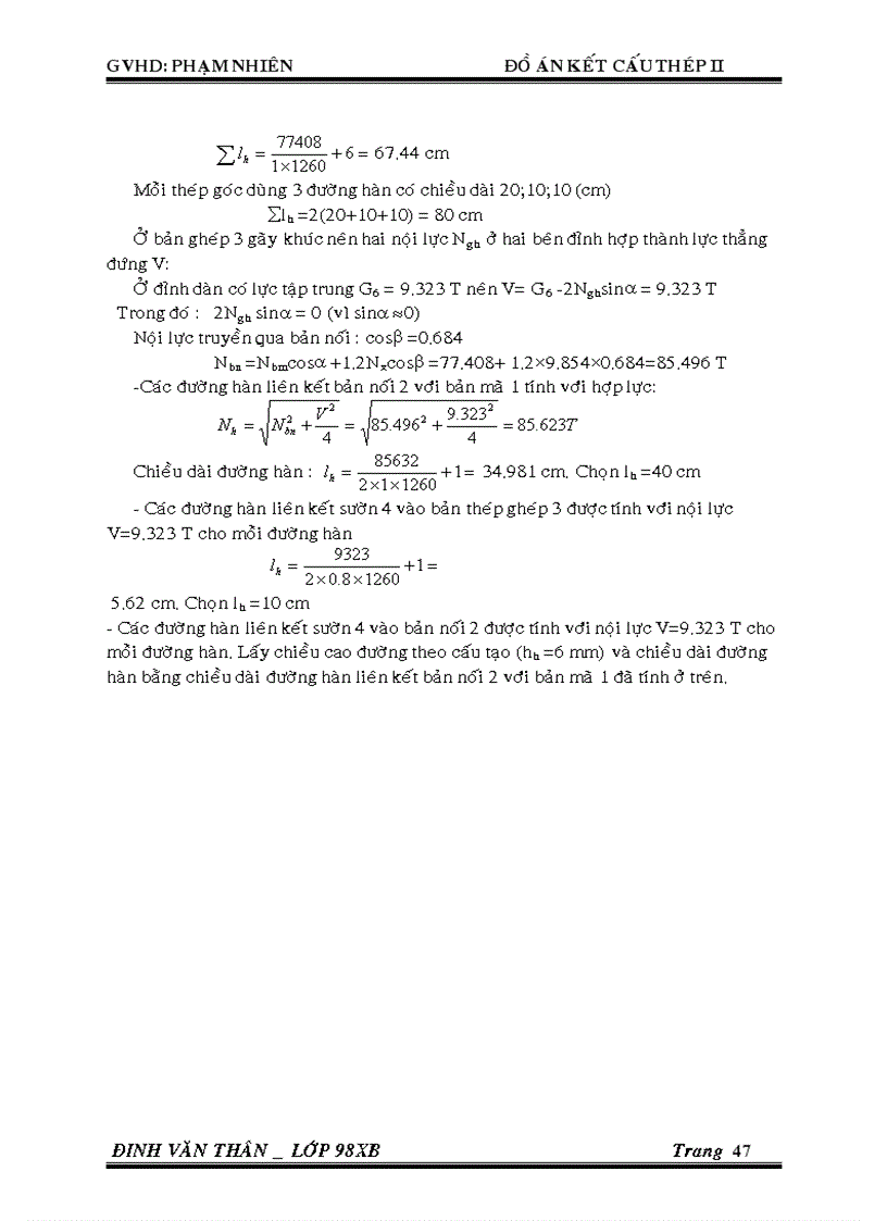 image for page Đồ án kết cấu thép II