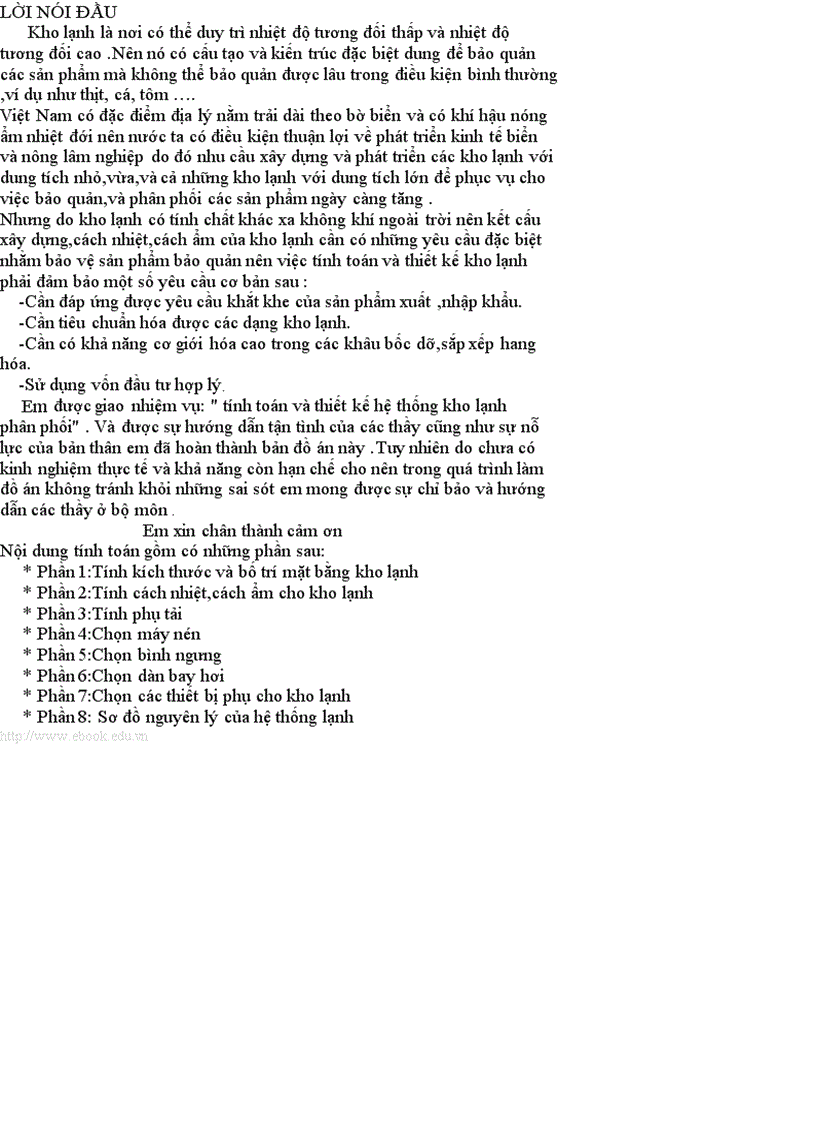 image for page Tính toán thiết kế hệ thống kho lạnh phân phối