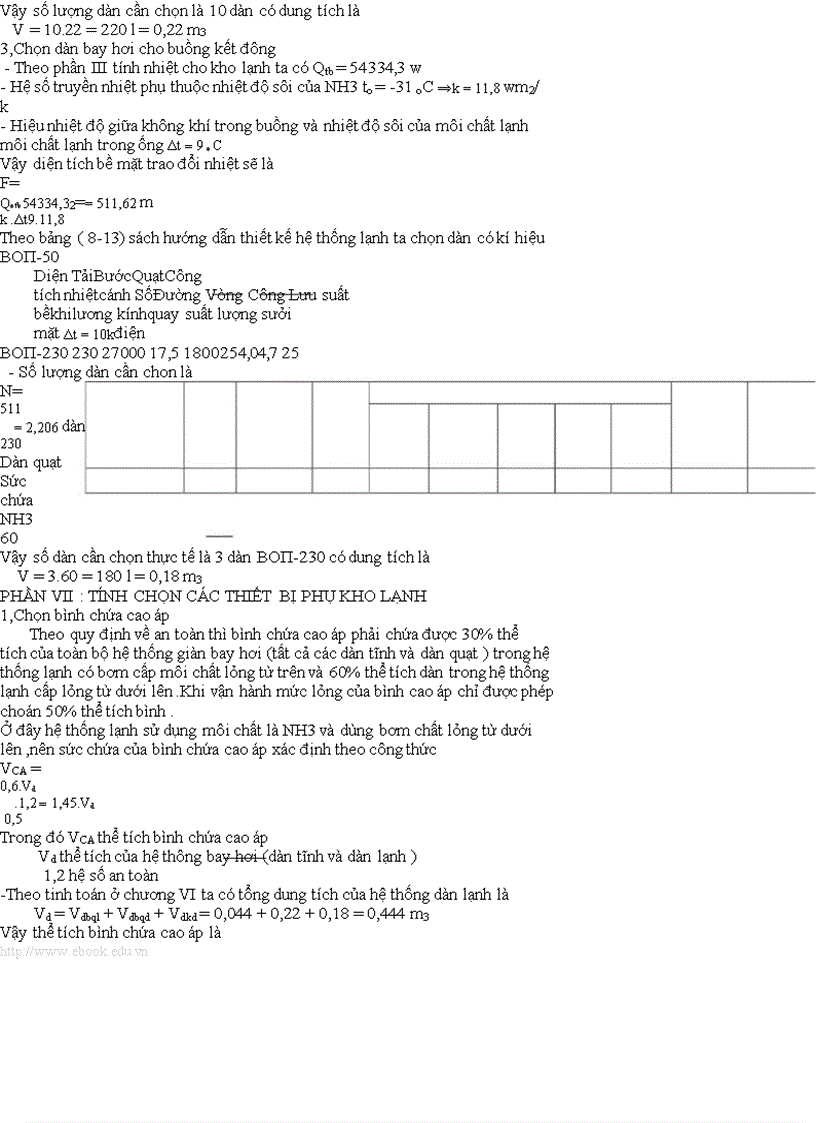 image for page Tính toán thiết kế hệ thống kho lạnh phân phối
