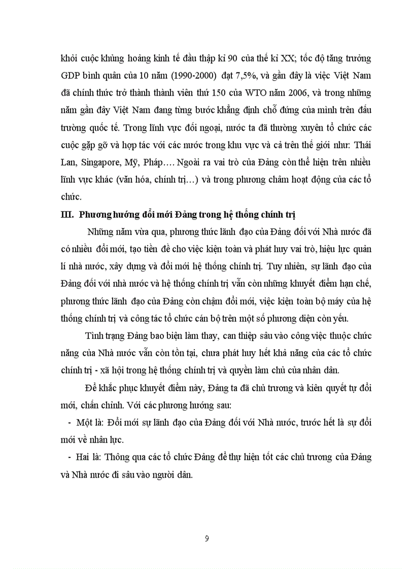 image for page Phân tích vai trò của Đảng cộng sản Việt Nam