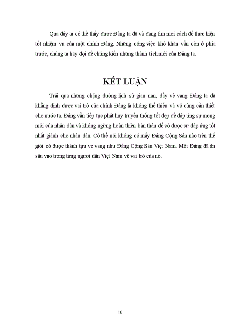 image for page Phân tích vai trò của Đảng cộng sản Việt Nam