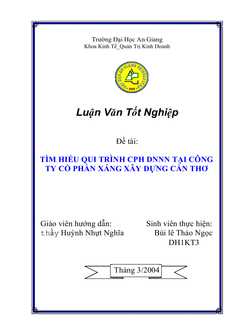 image for page Tìm hiểu qui trình cổ phần hóa doanh nghiệp nhà nước tại công ty cổ phần xáng xây dựng cần thơ