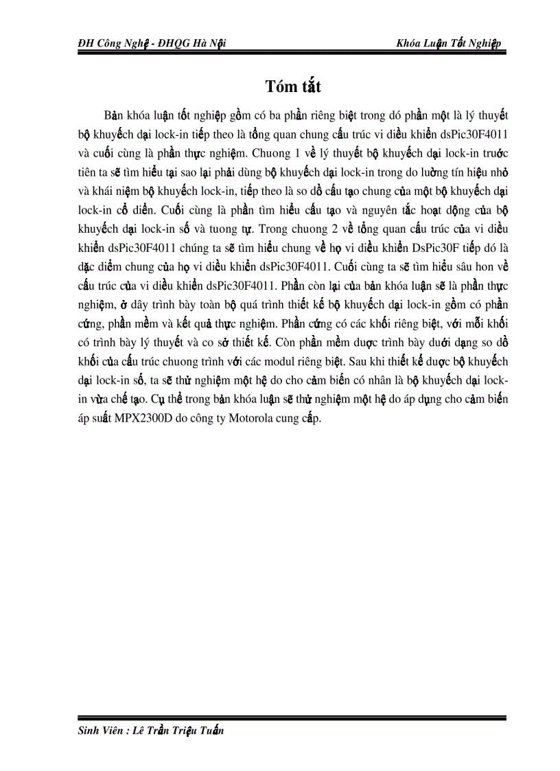 image for page Thiết kế chế tạo bộ khuếch đại Lock In số