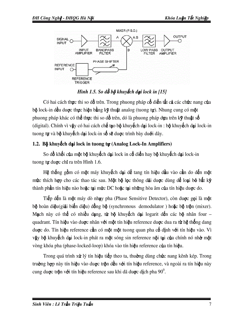 image for page Thiết kế chế tạo bộ khuếch đại Lock In số