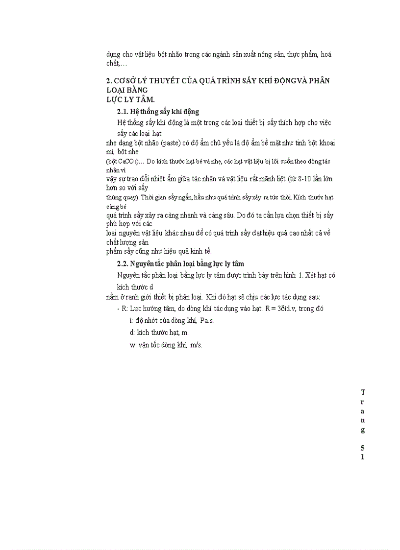 image for page NCKH Công nghệ sấy khí động kết hợp với quá trình phân cấp hạt sản phẩm ứng dụng cho vật liệu sấy dạng bột nhão
