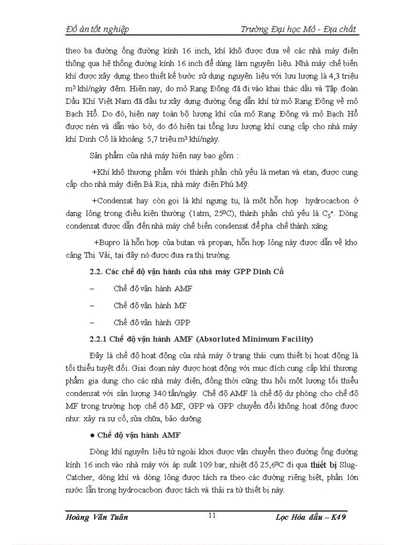 image for page Tìm hiểu và tính toán các thông số kỹ thuật của tháp ổn định condensat C 02 tương ứng với lưu lượng khí đầu vào 5 9 triệu m3 ngày của nhà máy GPP Dinh Cố