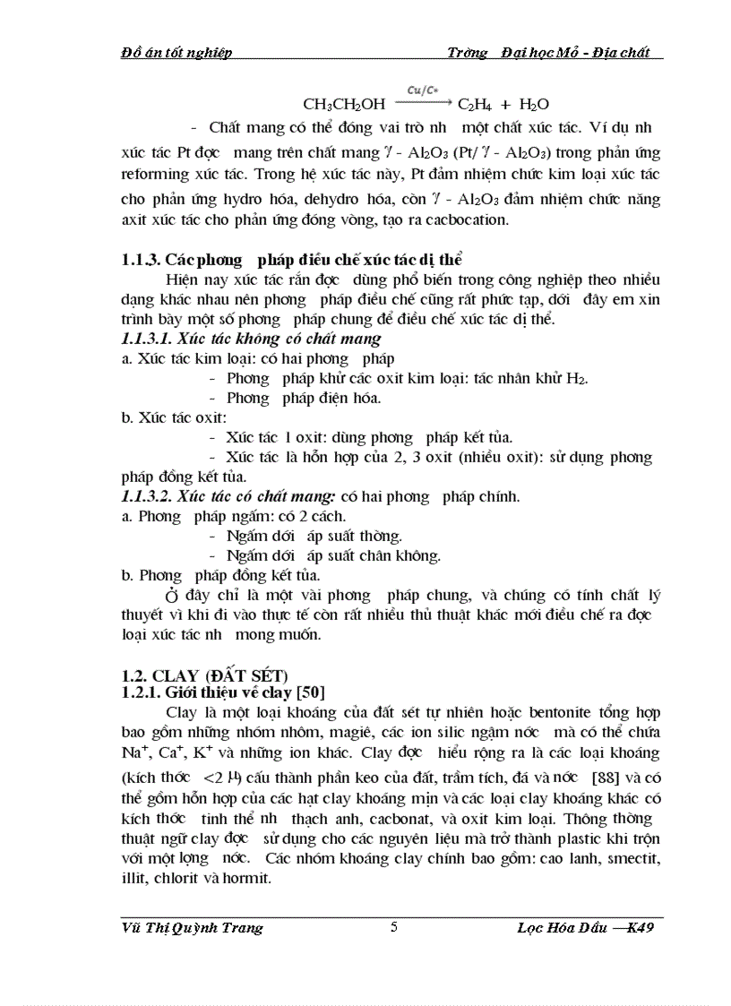 image for page Nghiên cứu tổng hợp và đặc trưng xúc tác Pt Montmorillonite được chống bởi zirconia sunfat hóa ZrO2 SO42