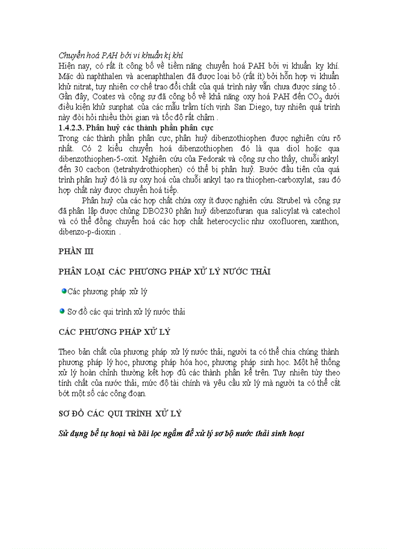 image for page Xây dựng hệ thống xử lý nước thải nhiễm dầu với sự kết hợp giữa hai phương pháp xử lý lắng gạn cơ học và phân huỷ sinh học 70 trang