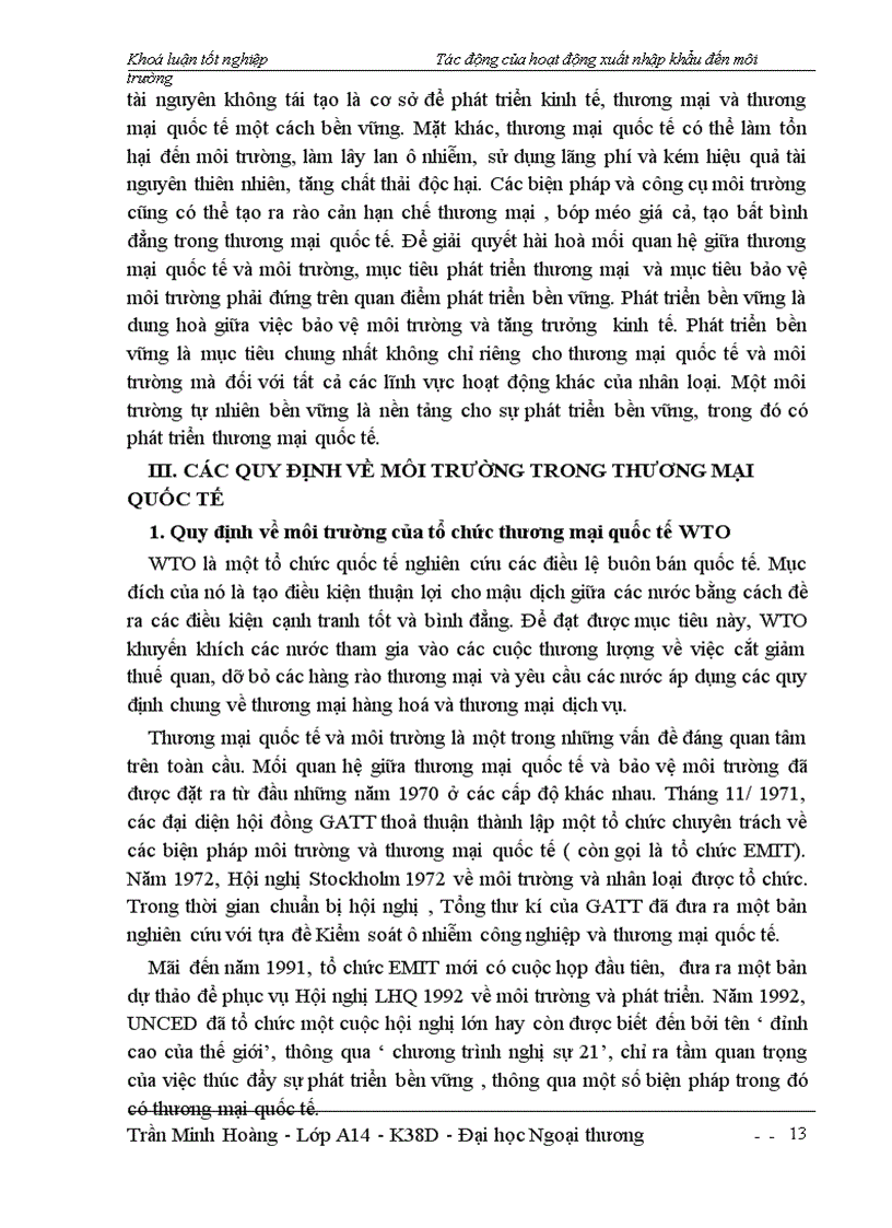 image for page Tác động của hoạt động xuất nhập khẩu đến môi trường ở Việt Nam