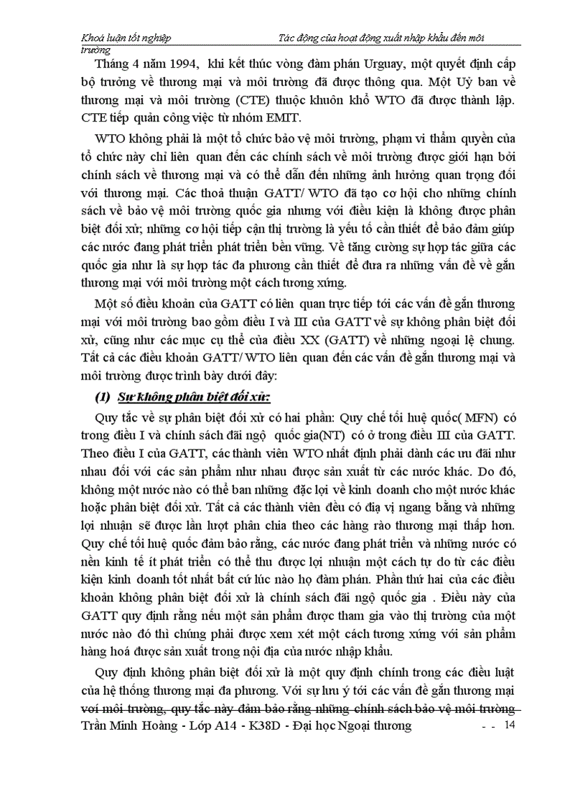 image for page Tác động của hoạt động xuất nhập khẩu đến môi trường ở Việt Nam