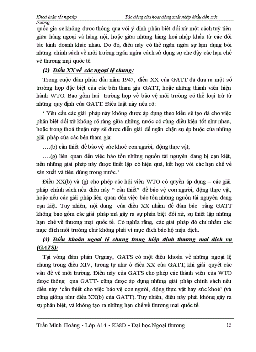 image for page Tác động của hoạt động xuất nhập khẩu đến môi trường ở Việt Nam