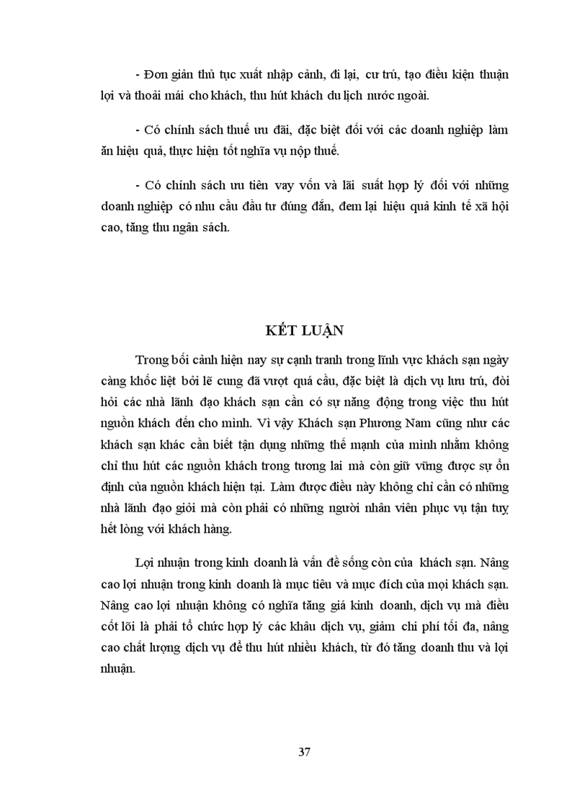 image for page Một số Giải pháp nhằm nâng cao lợi nhuận của Khách sạn Phương Nam