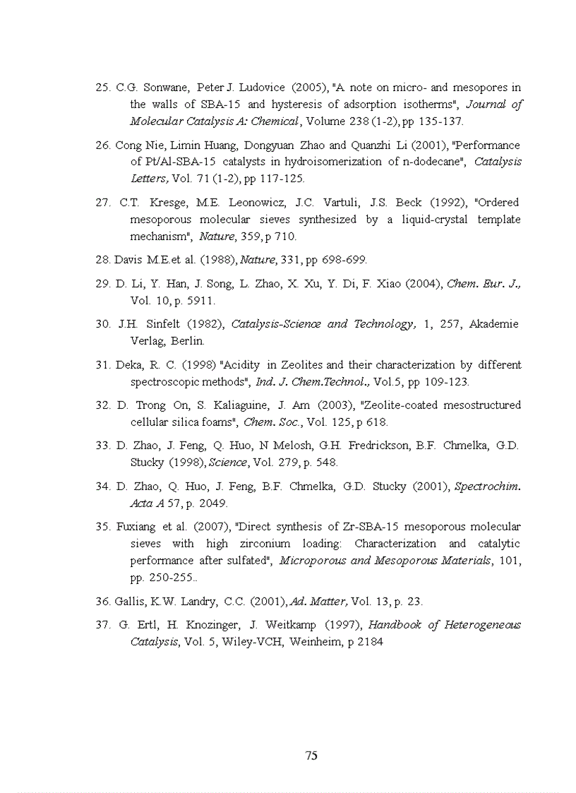 image for page Các phương pháp thực nghiệm vật liệu mao quản trung bình SBA 16 biến tính