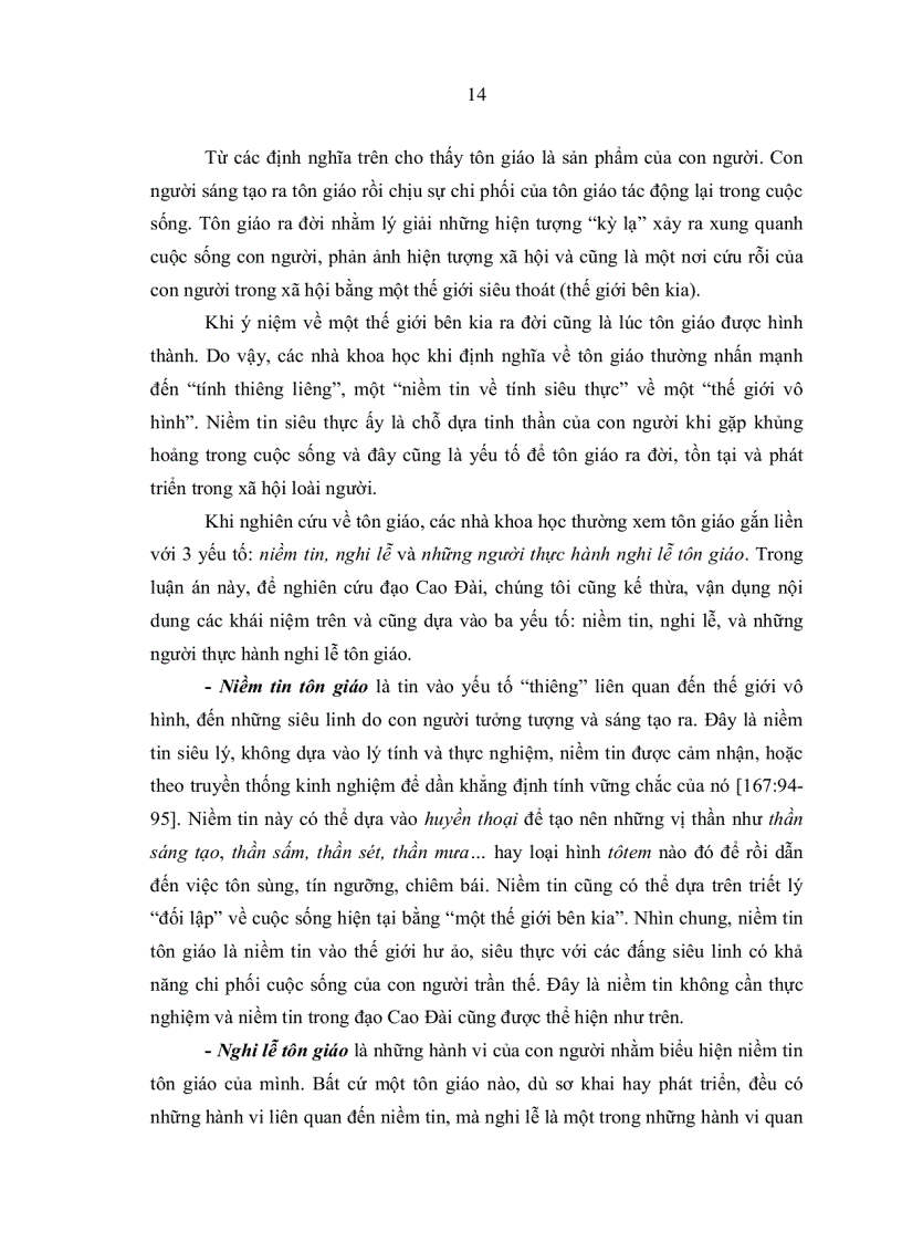 image for page Đời sống tôn giáo của tín đồ đạo Cao Đài trong bối cảnh văn hóa Nam Bộ Luận án tiến sỹ