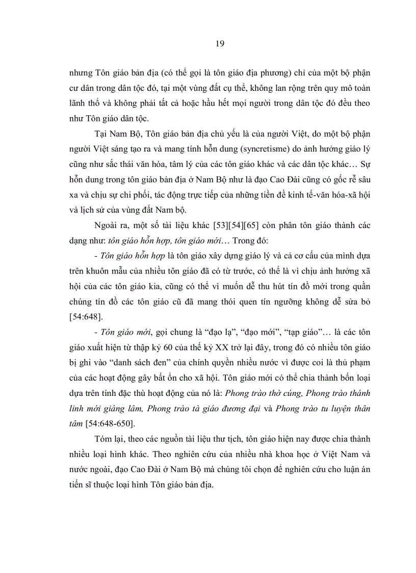 image for page Đời sống tôn giáo của tín đồ đạo Cao Đài trong bối cảnh văn hóa Nam Bộ Luận án tiến sỹ