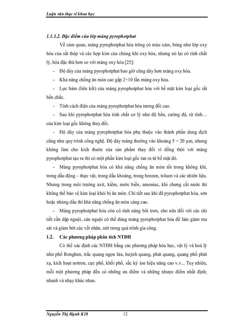 image for page Phân tích lượng nhỏ các nguyên tố đất hiếm trong lớp phủ pyrophotphat bằng phương pháp ICP MS