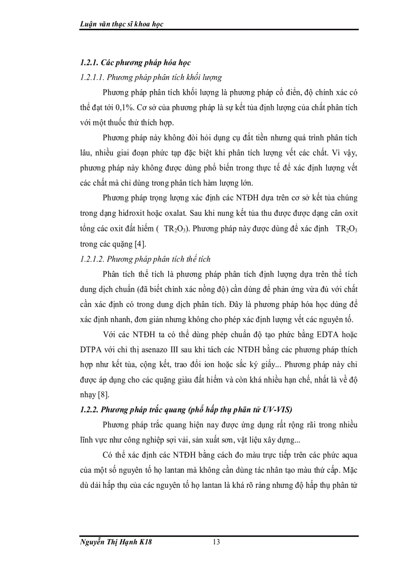 image for page Phân tích lượng nhỏ các nguyên tố đất hiếm trong lớp phủ pyrophotphat bằng phương pháp ICP MS