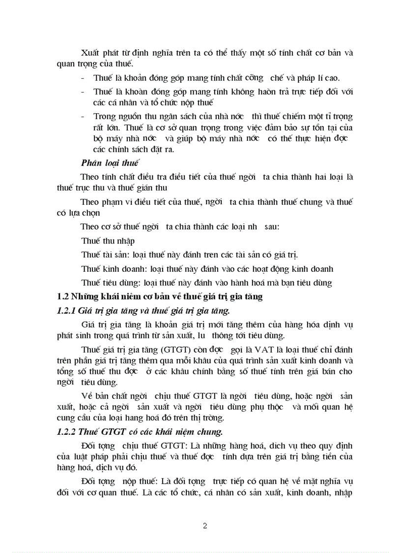 Thực trạng vai trò luật thuế giá trị gia tăng và giải pháp hoàn thiện thuế giá trị gia tăng ở Việt Nam