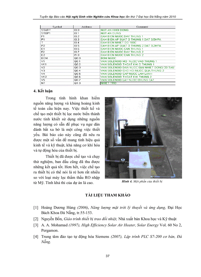 image for page Nghiên cứu và chế tạo thiết bị lọc nước biển thành nước tinh khiết phục vụ ngư dân đánh bắt xa bờ