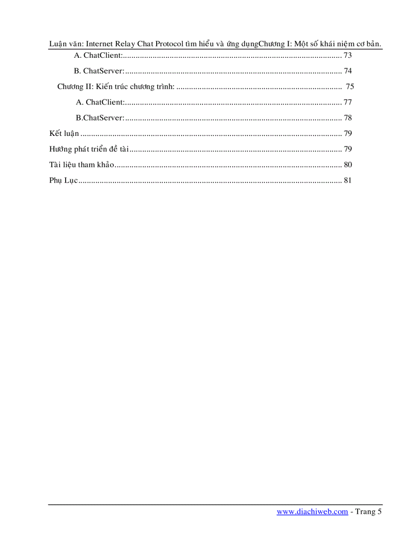 image for page Internet Relay Chat Protocol tìm hiểu và ứng