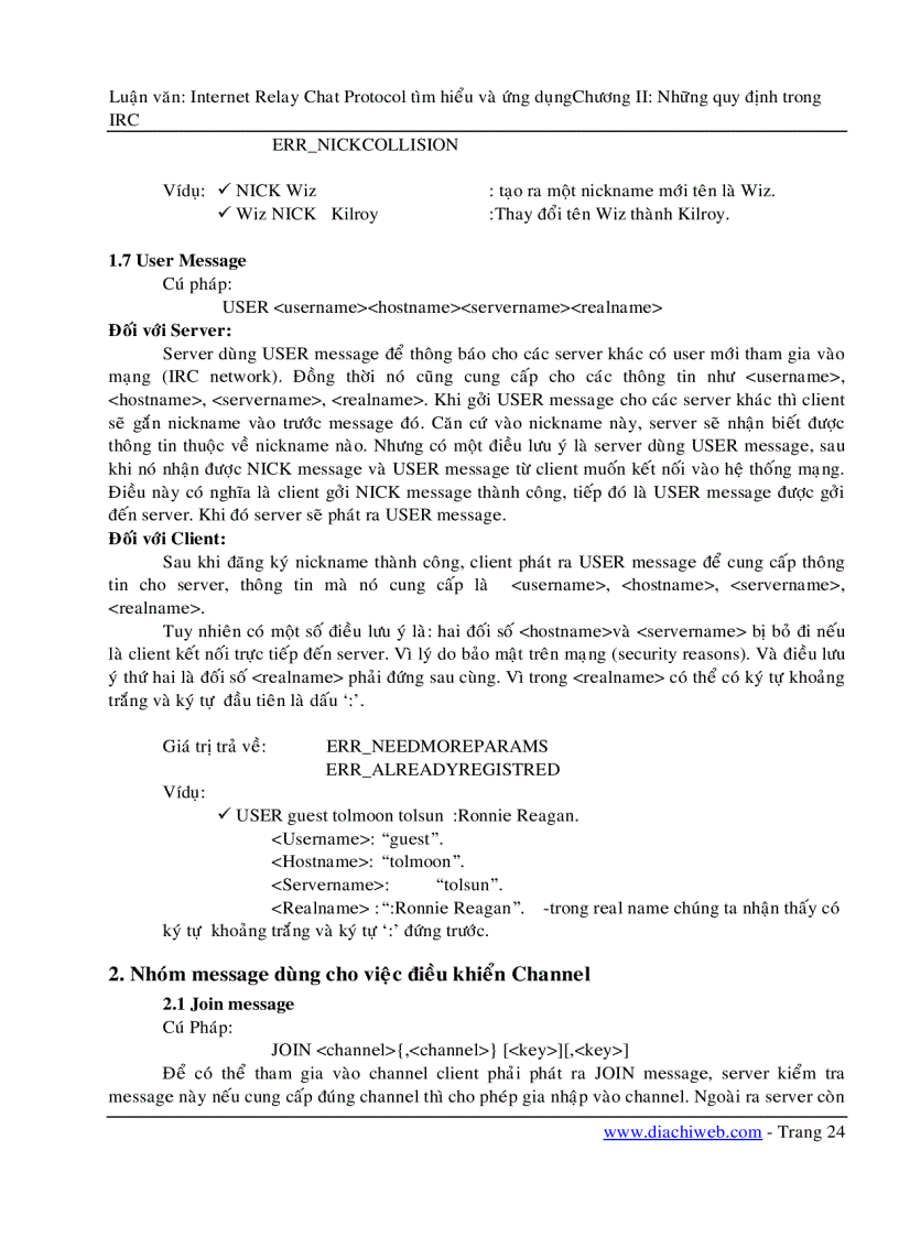 image for page Internet Relay Chat Protocol tìm hiểu và ứng