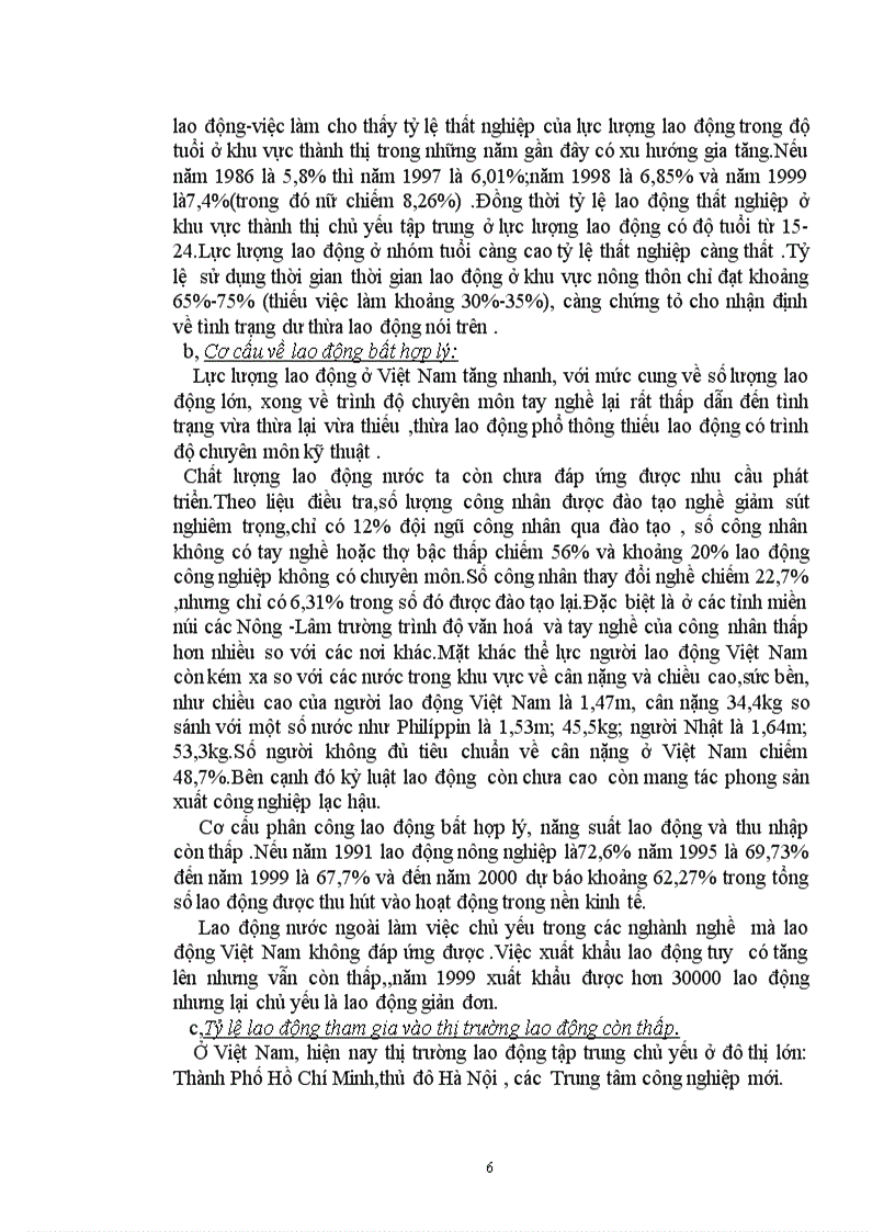 image for page Dân số với sự tác động của nó tới thị trường lao động ở Việt Nam