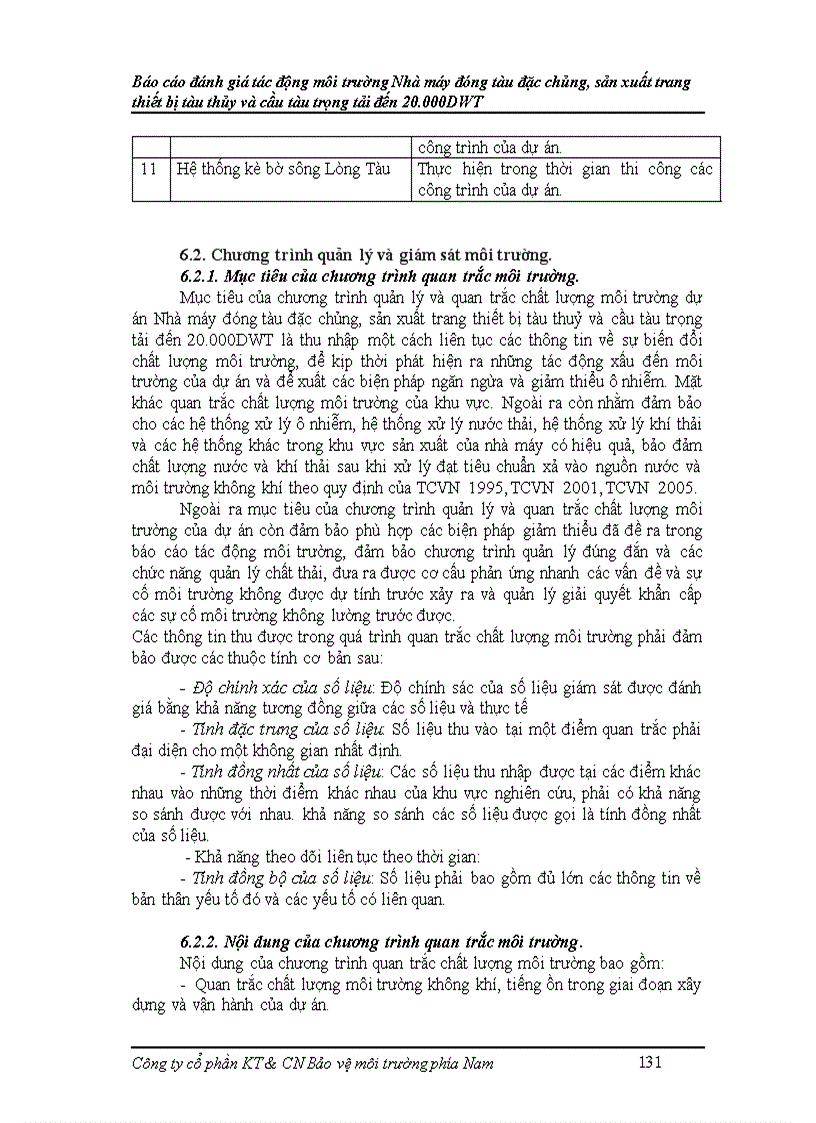 image for page Báo cáo đánh giá tác động môi trường Nhà máy đóng tàu đặc chủng sản xuất trang thiết bị tàu thủy và cầu tàu trọng tải đến 20 000DWT