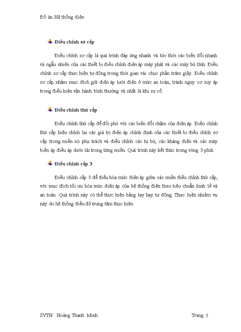 image for page Điều chỉnh điện áp trong hệ thống điện